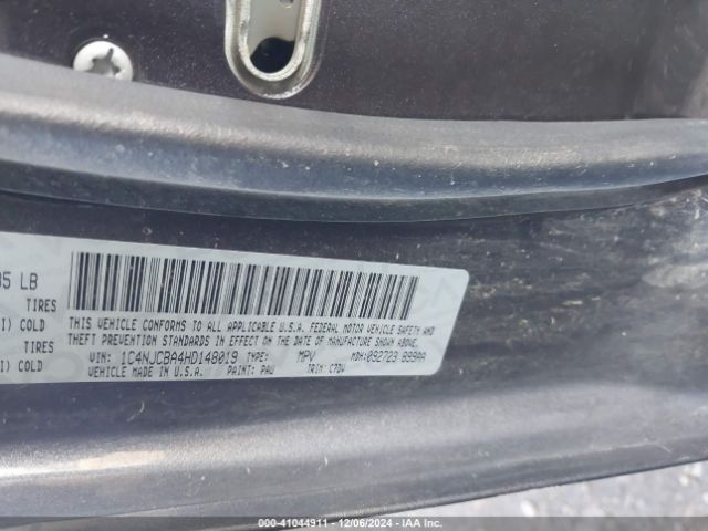 1C4NJCBA4HD148019 Jeep Compass Sport Fwd