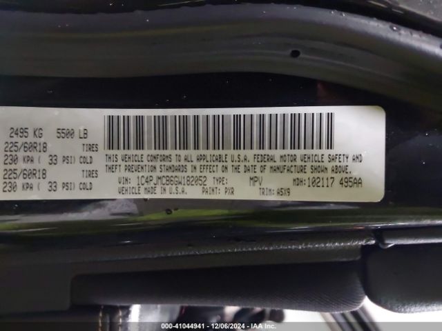 1C4PJMCB6GW182052 Jeep Cherokee Altitude