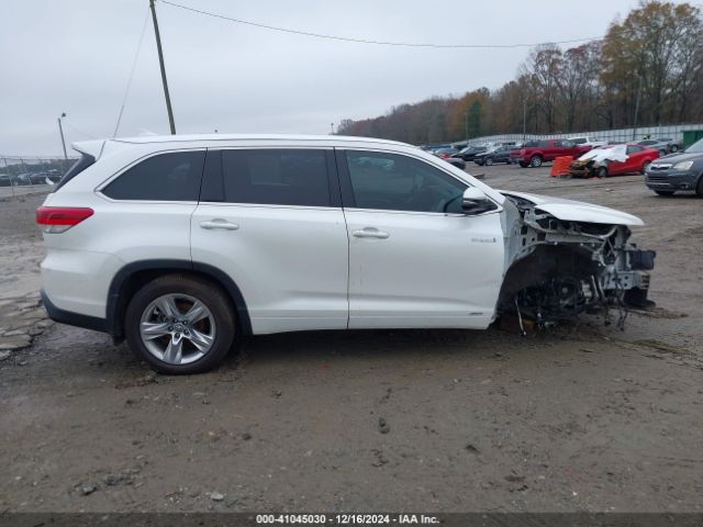 5TDDGRFH1JS051777 Toyota Highlander Hybrid Limited