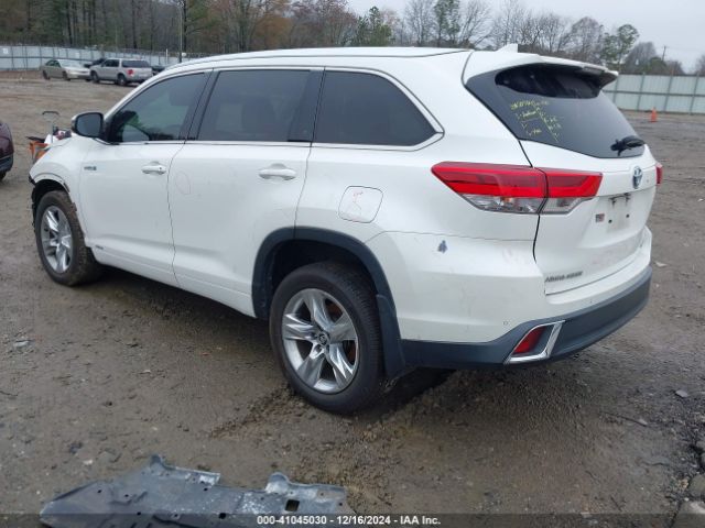 5TDDGRFH1JS051777 Toyota Highlander Hybrid Limited