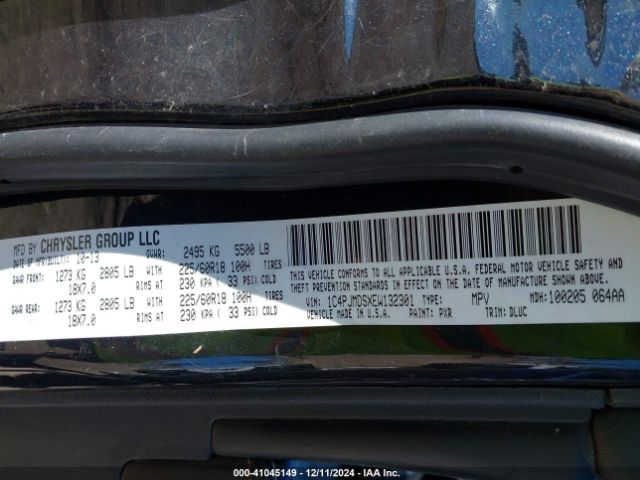 1C4PJMDSXEW132301 Jeep Cherokee Limited