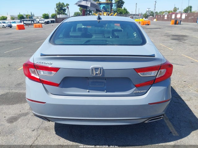 2022 Honda Accord Sport მანქანა იყიდება აუქციონზე, vin: 1HGCV1F38NA106270, აუქციონის ნომერი: 41045445