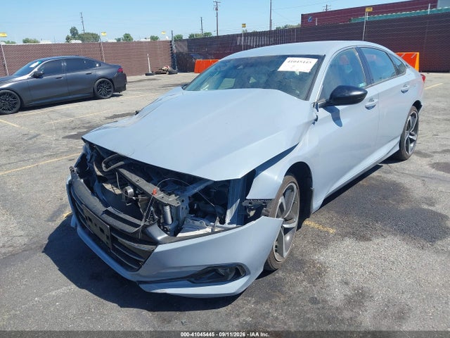 2022 Honda Accord Sport მანქანა იყიდება აუქციონზე, vin: 1HGCV1F38NA106270, აუქციონის ნომერი: 41045445