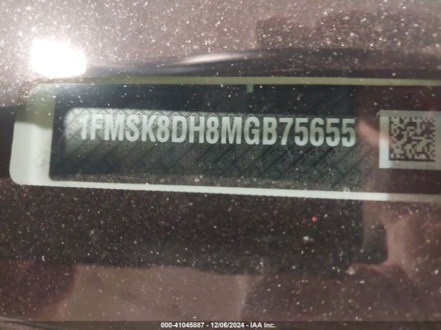 2021 FORD EXPLORER 1FMSK8DH8MGB75655 Photo 8