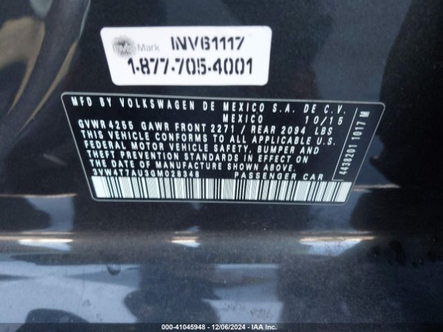 3VW4T7AU3GM028348 Volkswagen Golf Gti S 4-door