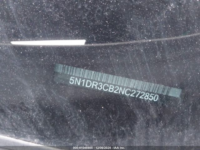 5N1DR3CB2NC272850 Nissan Pathfinder Sl 2wd