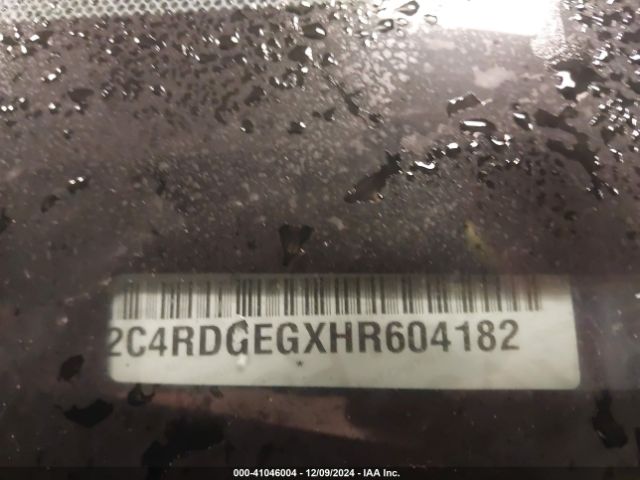 2C4RDGEGXHR604182 Dodge Grand Caravan Gt