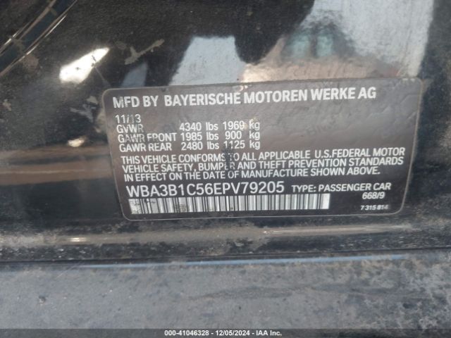 WBA3B1C56EPV79205 BMW 320i