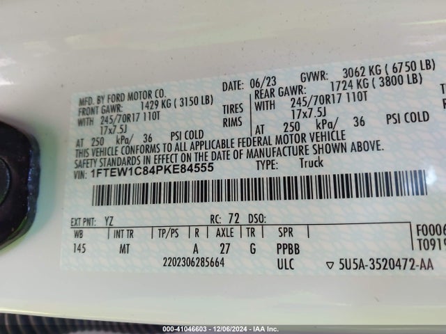 Ford F-150 Xlt 2023 1FTEW1C84PKE84555 Image 9