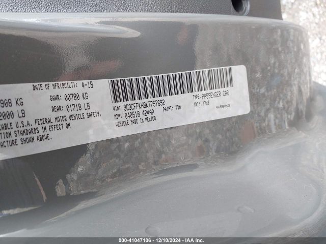 2019 FIAT 500 3C3CFFKH8KT757692 Photo 8