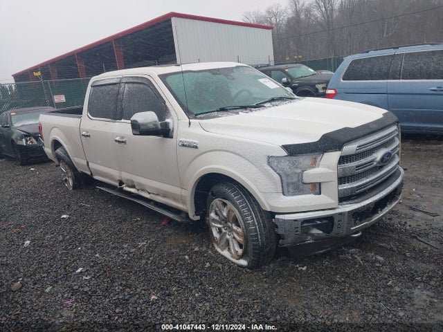 2015 Ford F-150 Platinum მანქანა იყიდება აუქციონზე, vin: 1FTFW1EF5FFA19550, აუქციონის ნომერი: 41047443