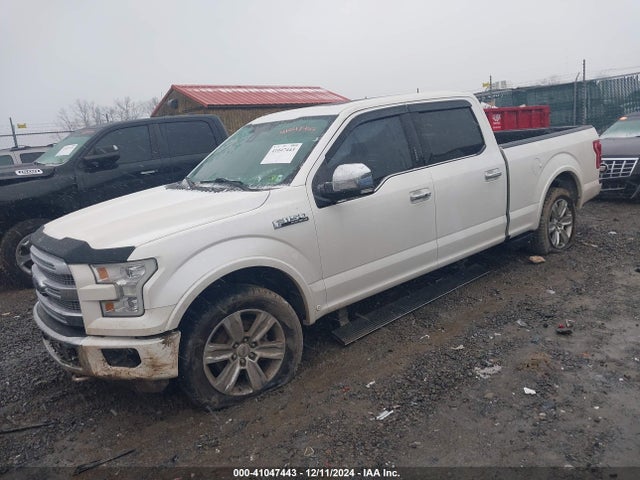 2015 Ford F-150 Platinum მანქანა იყიდება აუქციონზე, vin: 1FTFW1EF5FFA19550, აუქციონის ნომერი: 41047443