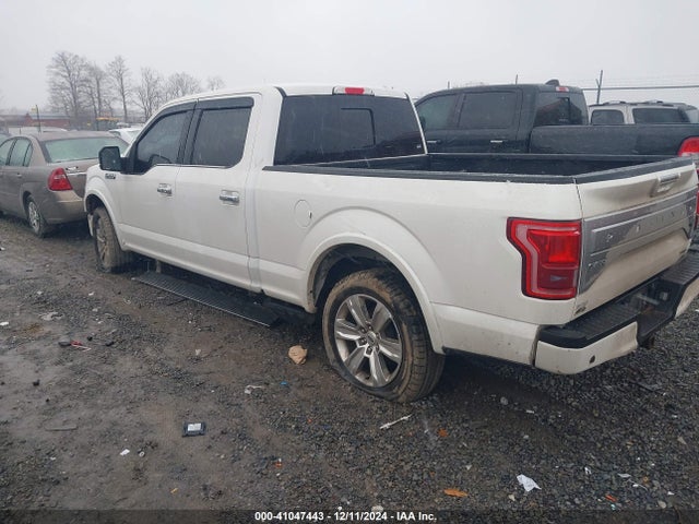2015 Ford F-150 Platinum მანქანა იყიდება აუქციონზე, vin: 1FTFW1EF5FFA19550, აუქციონის ნომერი: 41047443