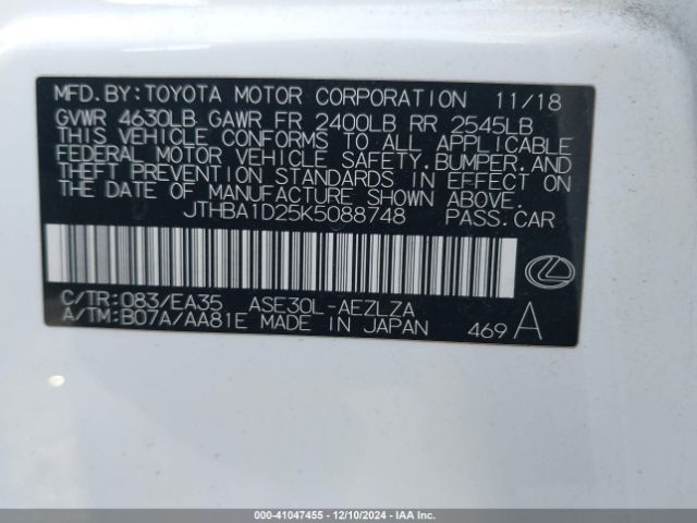 JTHBA1D25K5088748 Lexus IS 300