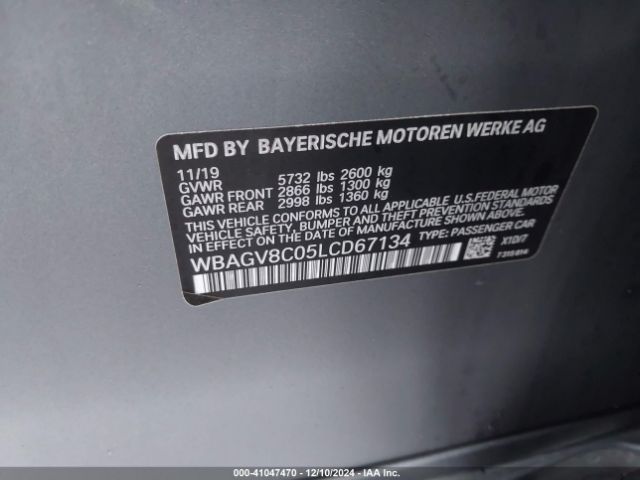 WBAGV8C05LCD67134 BMW M850i Gtan Coupe Xdrive
