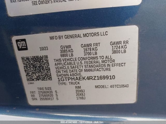 1GTPHAEK4RZ169910 GMC Sierra 1500 2wd  Short Box Pro