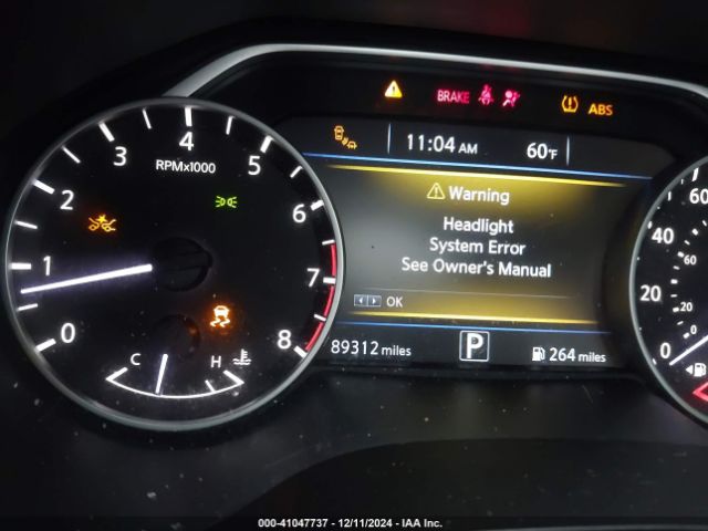1N4AA6AV5KC361309 Nissan Maxima 3.5 Sv