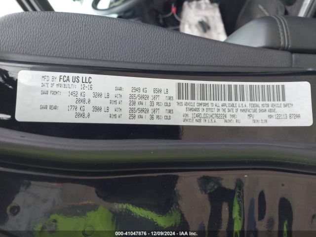 2017 DODGE DURANGO 1C4RDJDG1HC762224 Photo 8