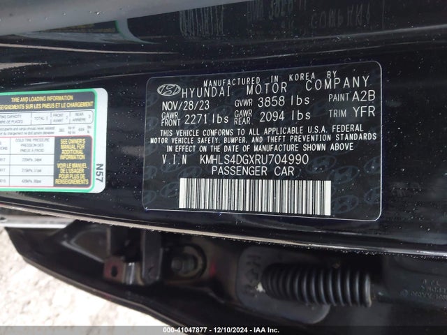 Hyundai ELANTRA SEL 2024 KMHLS4DGXRU704990 Image 9