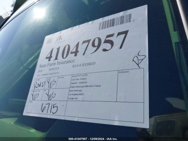 JTMB6RFV1RD550375 Toyota Rav4 Hybrid Xle Premium