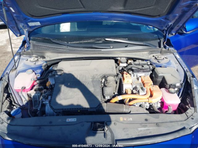 KMHLM4AJ4PU053539 Hyundai Elantra Hybrid Blue