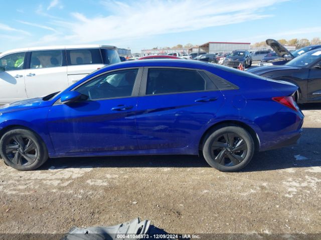KMHLM4AJ4PU053539 Hyundai Elantra Hybrid Blue