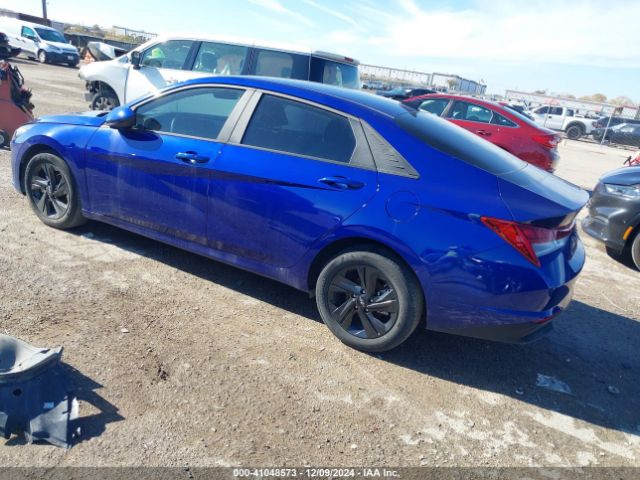 KMHLM4AJ4PU053539 Hyundai Elantra Hybrid Blue