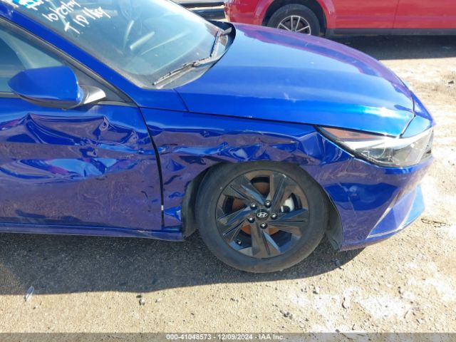 KMHLM4AJ4PU053539 Hyundai Elantra Hybrid Blue
