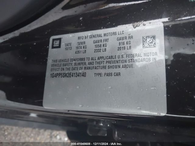 1G4PP5SK2E4134140 Buick Verano