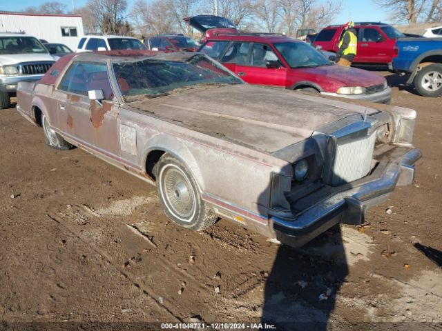 1979 LINCOLN MARK VI 9Y89S654497