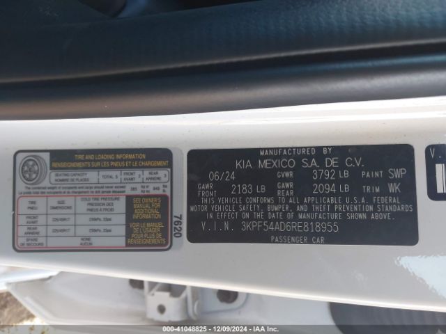 3KPF54AD6RE818955 KIA Forte Gt-line