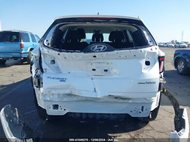 KM8JBCA19NU020914 Hyundai Tucson Hybrid Blue