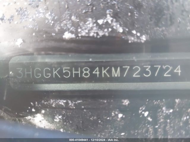 3HGGK5H84KM723724 Honda FIT EX