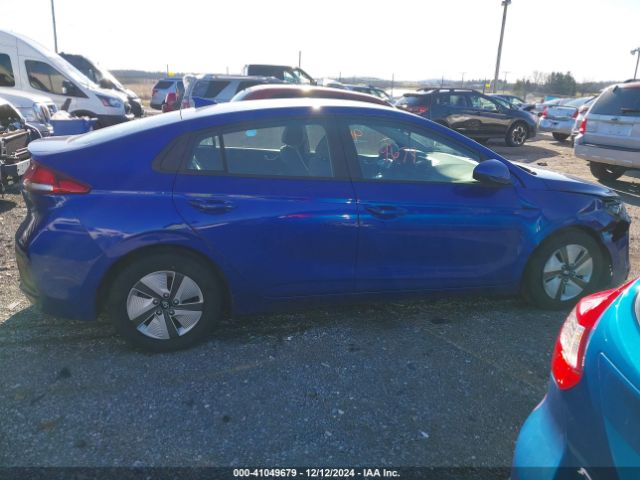 KMHC65LC3MU252852 Hyundai Ioniq Hybrid Blue