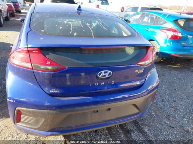 KMHC65LC3MU252852 Hyundai Ioniq Hybrid Blue