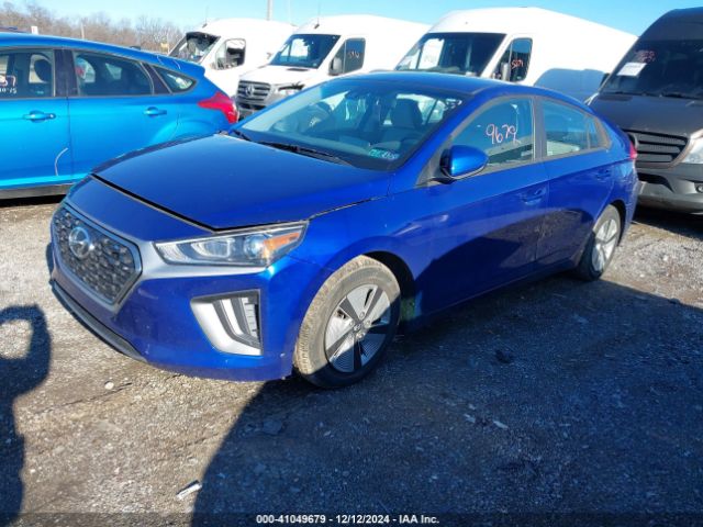 KMHC65LC3MU252852 Hyundai Ioniq Hybrid Blue