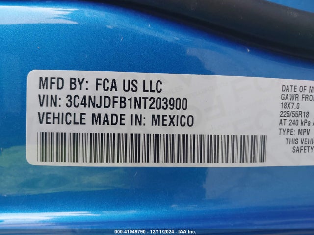 Jeep Compass Latitude Lux 4x4 2022 3C4NJDFB1NT203900 Image 9