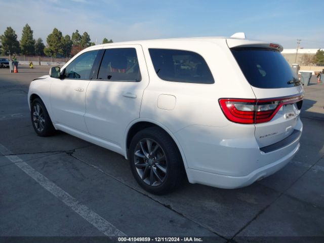 1C4RDHDG8HC697641 Dodge Durango Gt Rwd