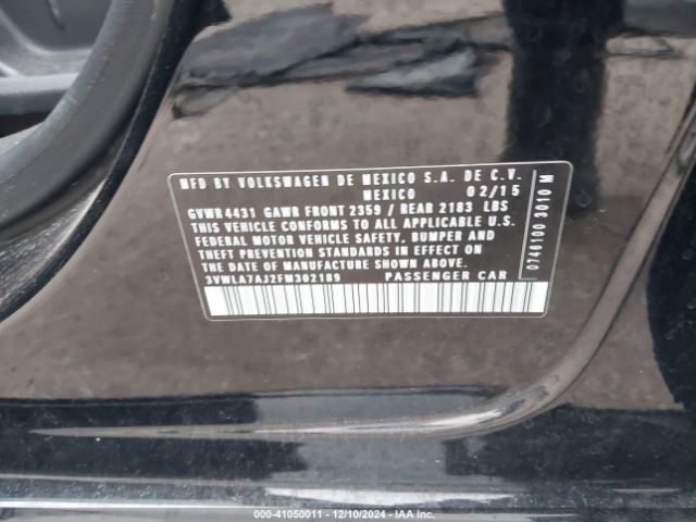 3VWLA7AJ2FM302189 Volkswagen Jetta 2.0l Tdi Se