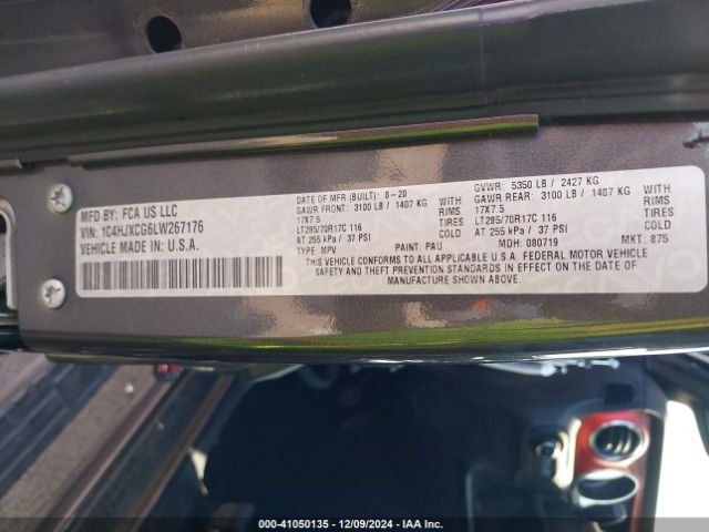 1C4HJXCG6LW267176 Jeep Wrangler Rubicon 4x4