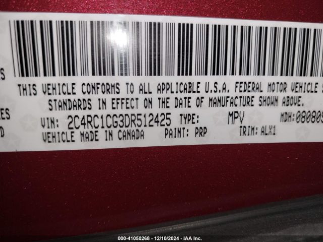2013 CHRYSLER TOWN & COUNTRY 2C4RC1CG3DR512425 Photo 8