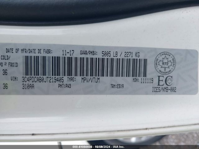 2018 DODGE JOURNEY 3C4PDCAB0JT219405 Photo 8