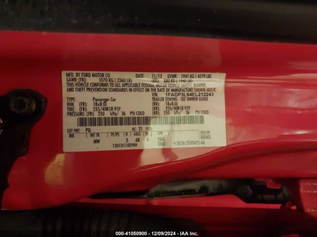 1FADP3L94EL212243 Ford FOCUS ST
