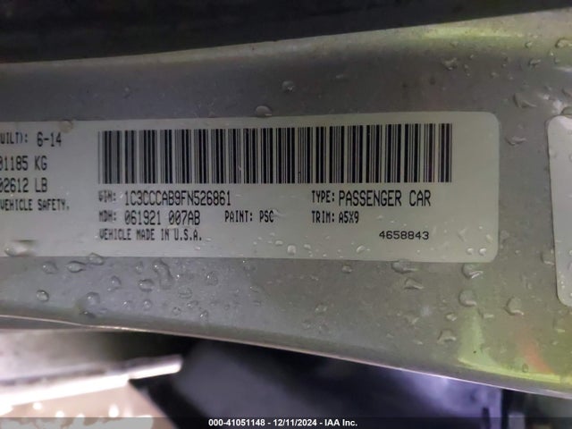 1C3CCCAB9FN526861 Chrysler 200 Limited