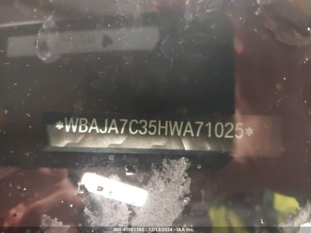 2017 BMW 530I WBAJA7C35HWA71025 Photo 8