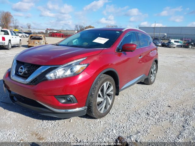 5N1AZ2MG5JN180542 Nissan Murano Platinum