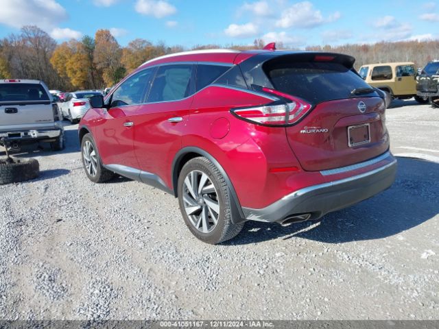 5N1AZ2MG5JN180542 Nissan Murano Platinum