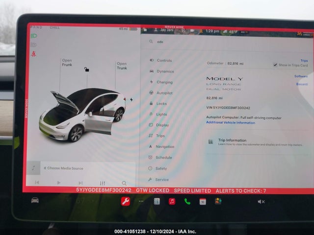 2021 TESLA MODEL Y 5YJYGDEE8MF300242 Photo 6