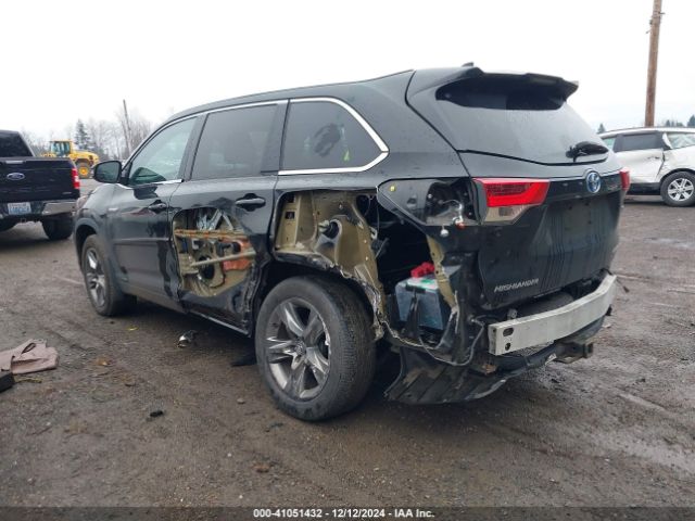 5TDDGRFH3HS029984 Toyota Highlander Hybrid Limited Platinum