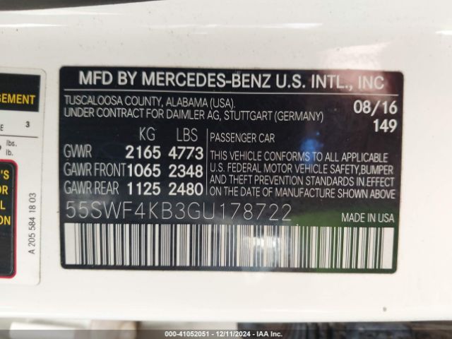 55SWF4KB3GU178722 Mercedes-Benz C 300 4matic/luxury 4matic/sport 4matic